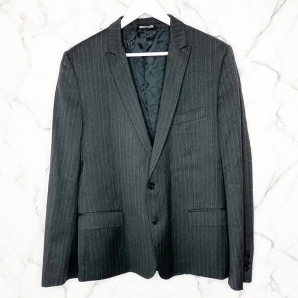 Dolce & Gabbana Other - Dolce & Gabbana Wool Striped 2 Button Suit Jacket